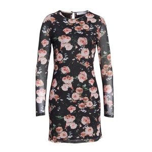 Rebecca Minkoff Phoebe Floral Long Sleeve Sheath Dress